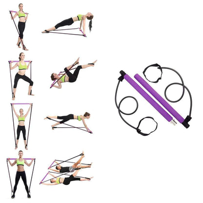 Pilates Bar With Resistance Bands